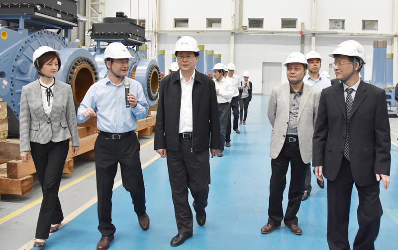 浙江省委副書記、省長車俊一行蒞臨我司視察